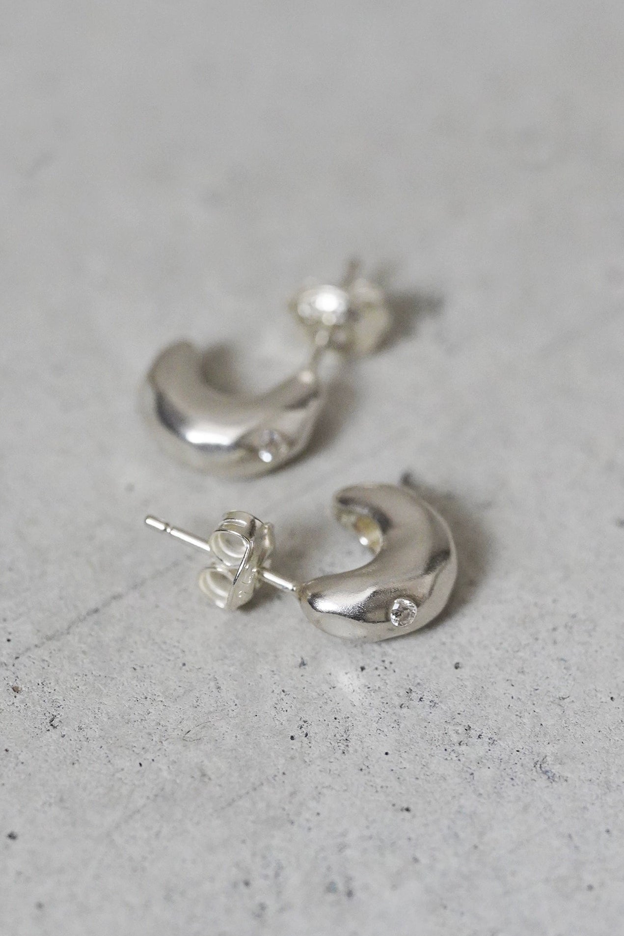 S925 簡約耳環與耳夾 B4499