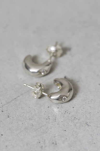 S925 簡約耳環與耳夾 B4499