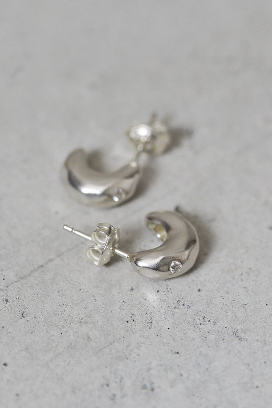 S925シンプルピアス・イヤーカフ　B4499