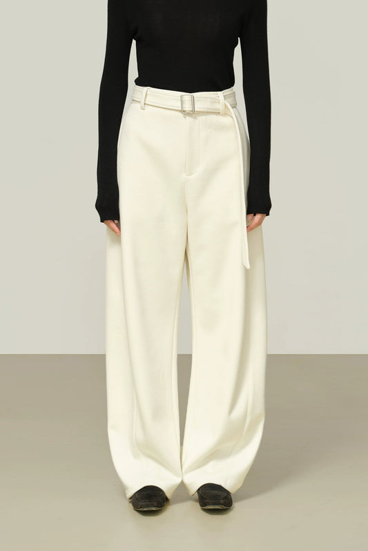 ウオームツイルワイドバナナパンツ　B4493