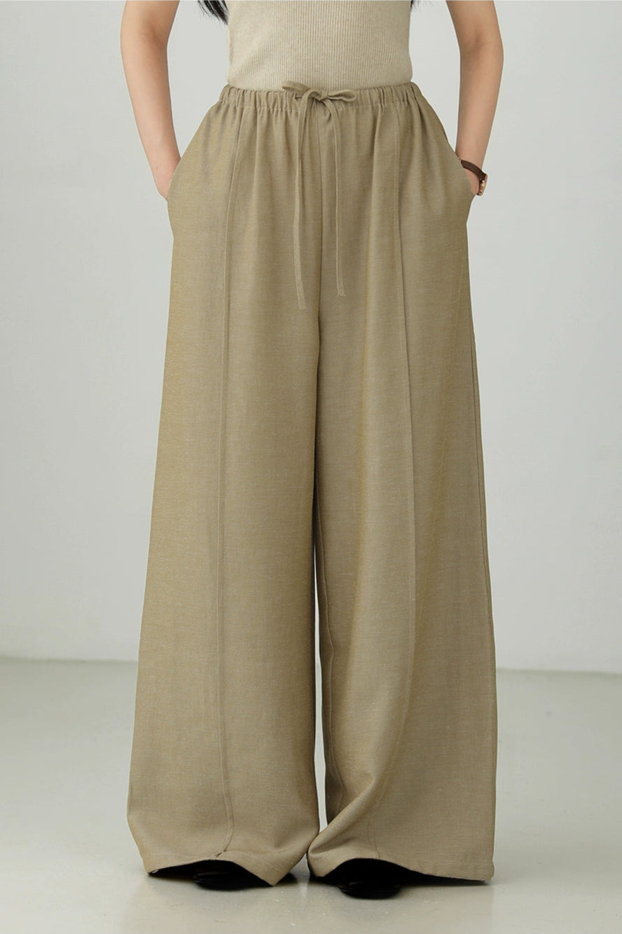テンセルリネンワイドパンツ　B4266