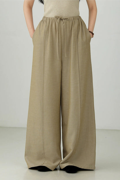 テンセルリネンワイドパンツ　B4266