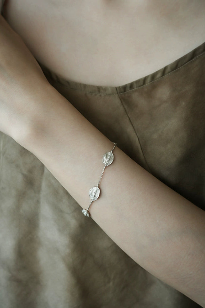 S925ヴィンテージウーブンニッチブレスレット　B4150