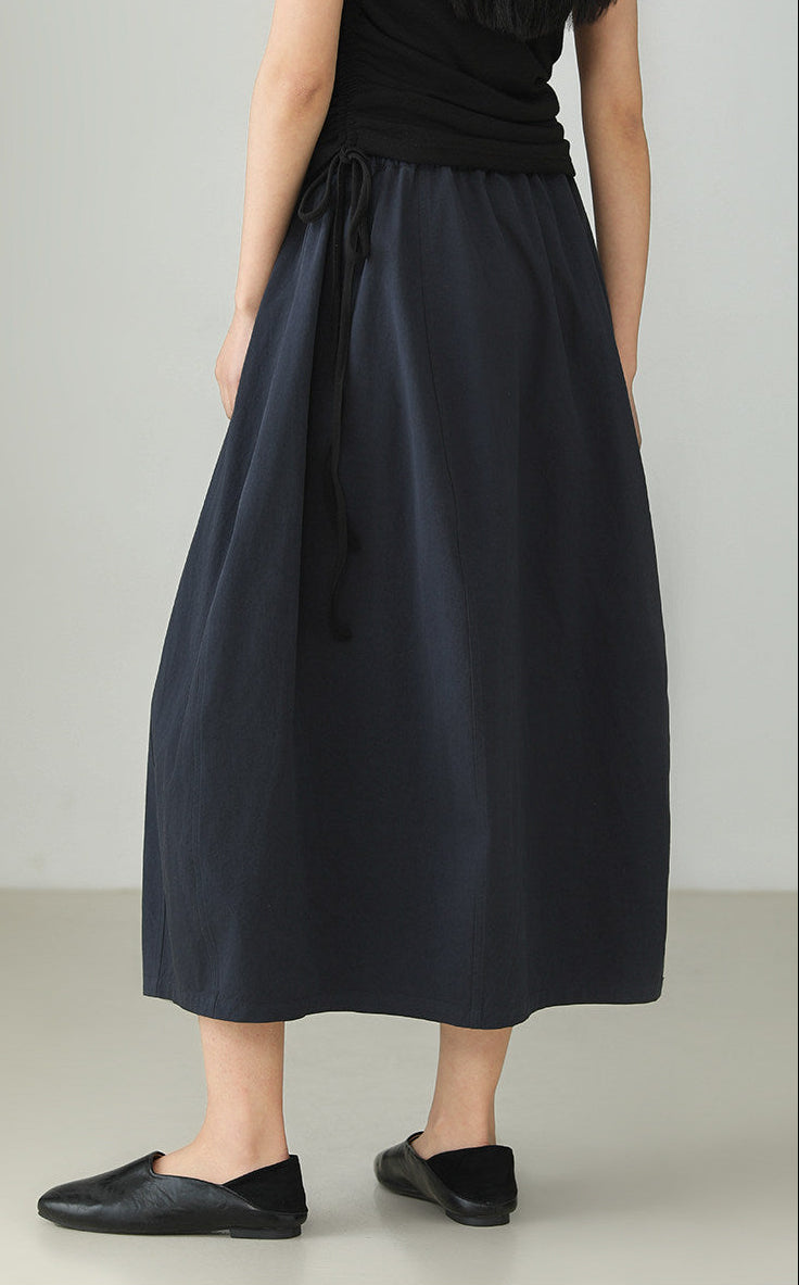 Premium Washed Cotton Balloon Skirt B4896