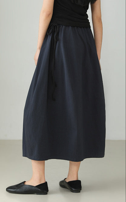 Premium Washed Cotton Balloon Skirt B4896