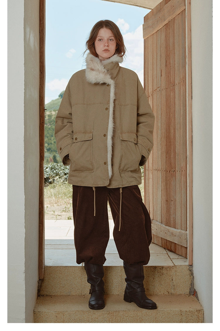 Adventure Washed Down Parka Jacket B4401