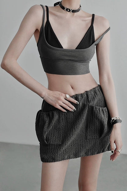 Double cup top B4255