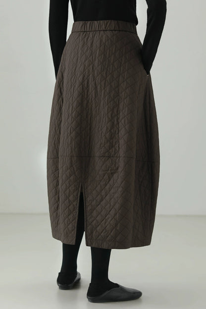 ウオームチューリップキルティングスカート　B4524