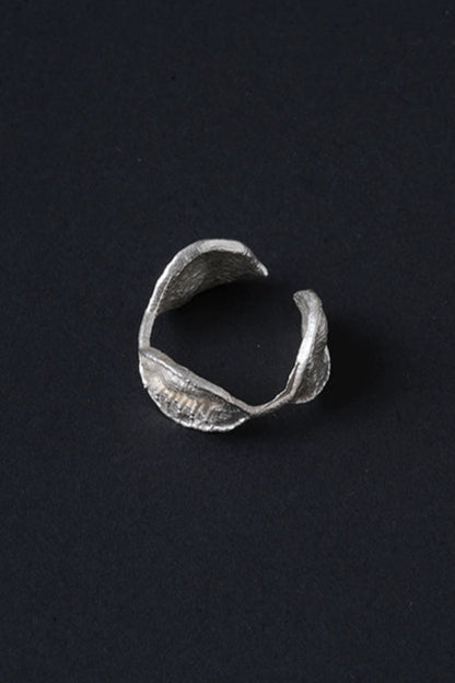 S925ヴィンテージウーブンハイエンドオープンリング　B4151