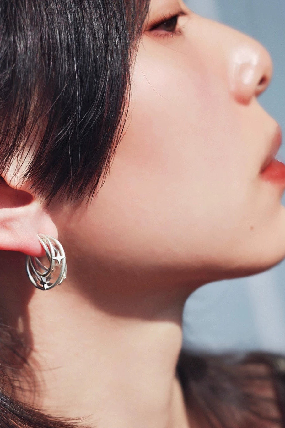 月光莫比烏斯之夢 S925 耳環 B4468