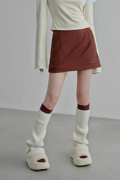 Two-way long skirt B4343