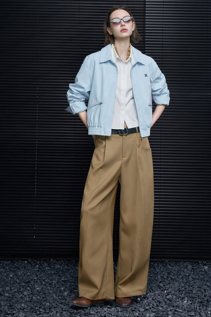 ハイウエストカーブシルエットパンツ　B4678