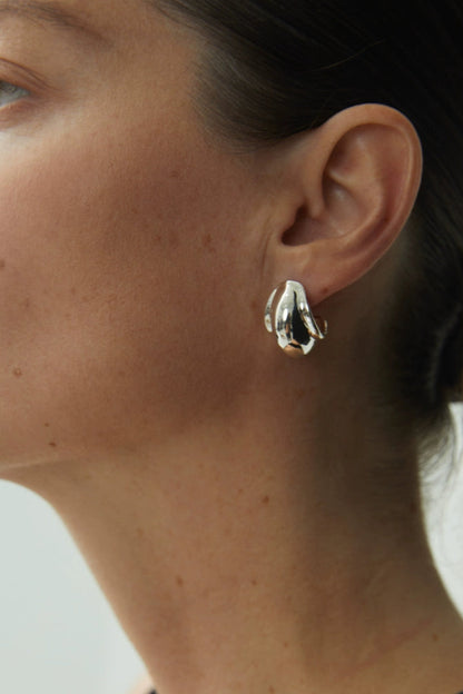 S925ヴィンテージプレーンスタッドピアス　B4245