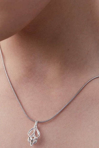 S925ユニセックスヴァインペンダントネックレス　B4534