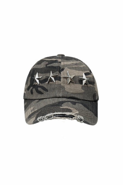 Rivet Camouflage Baseball Cap B4391