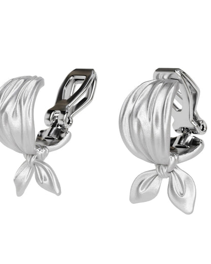 S925 串珠單結耳環 B4168