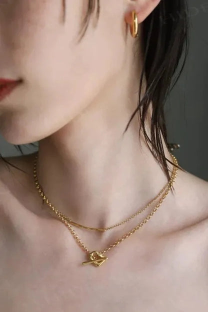 S925 multi-way layered necklace B3666