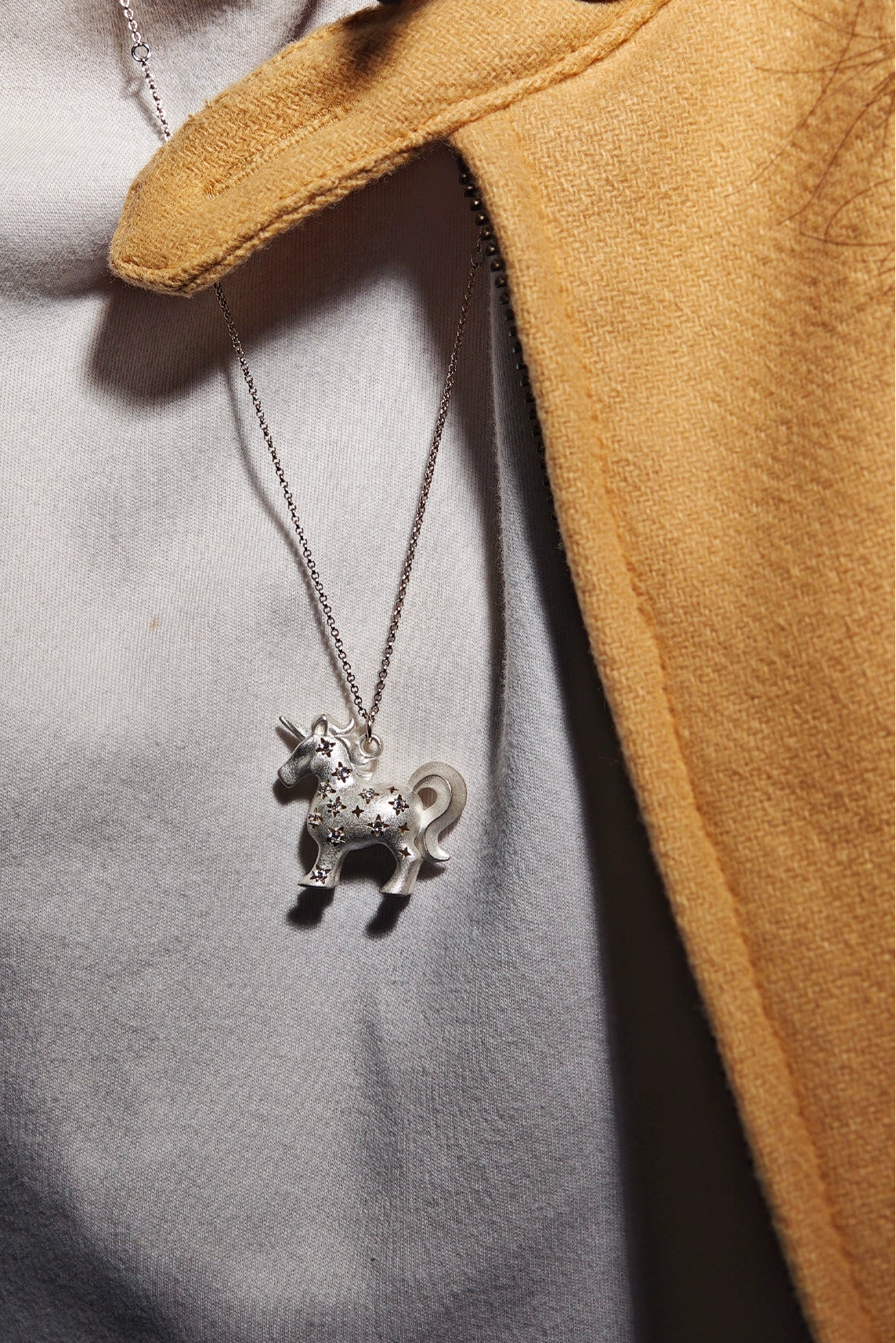 ドリーミーユニコーンS925ペンダントネックレス　B4475