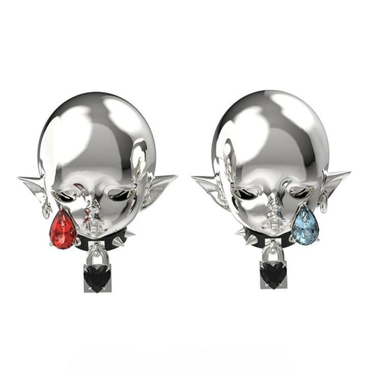 Vampire trend play earrings B1782