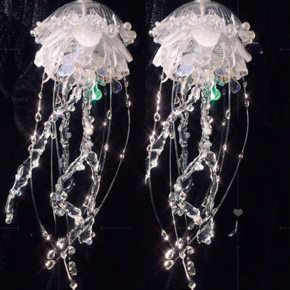 Handmade fairy jellyfish long earrings B1920