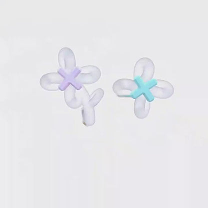 Electronic Flower Earrings B1798