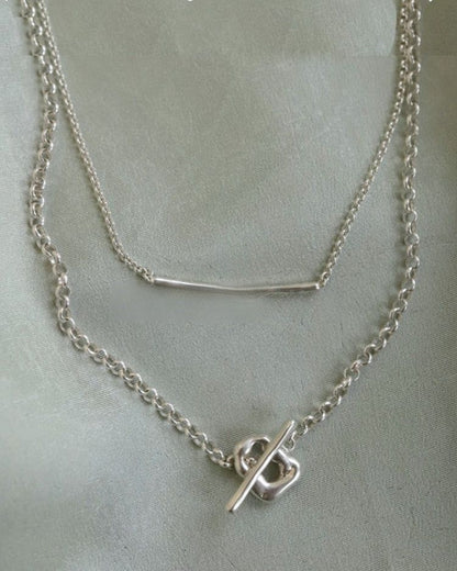 S925 multi-way layered necklace B3666