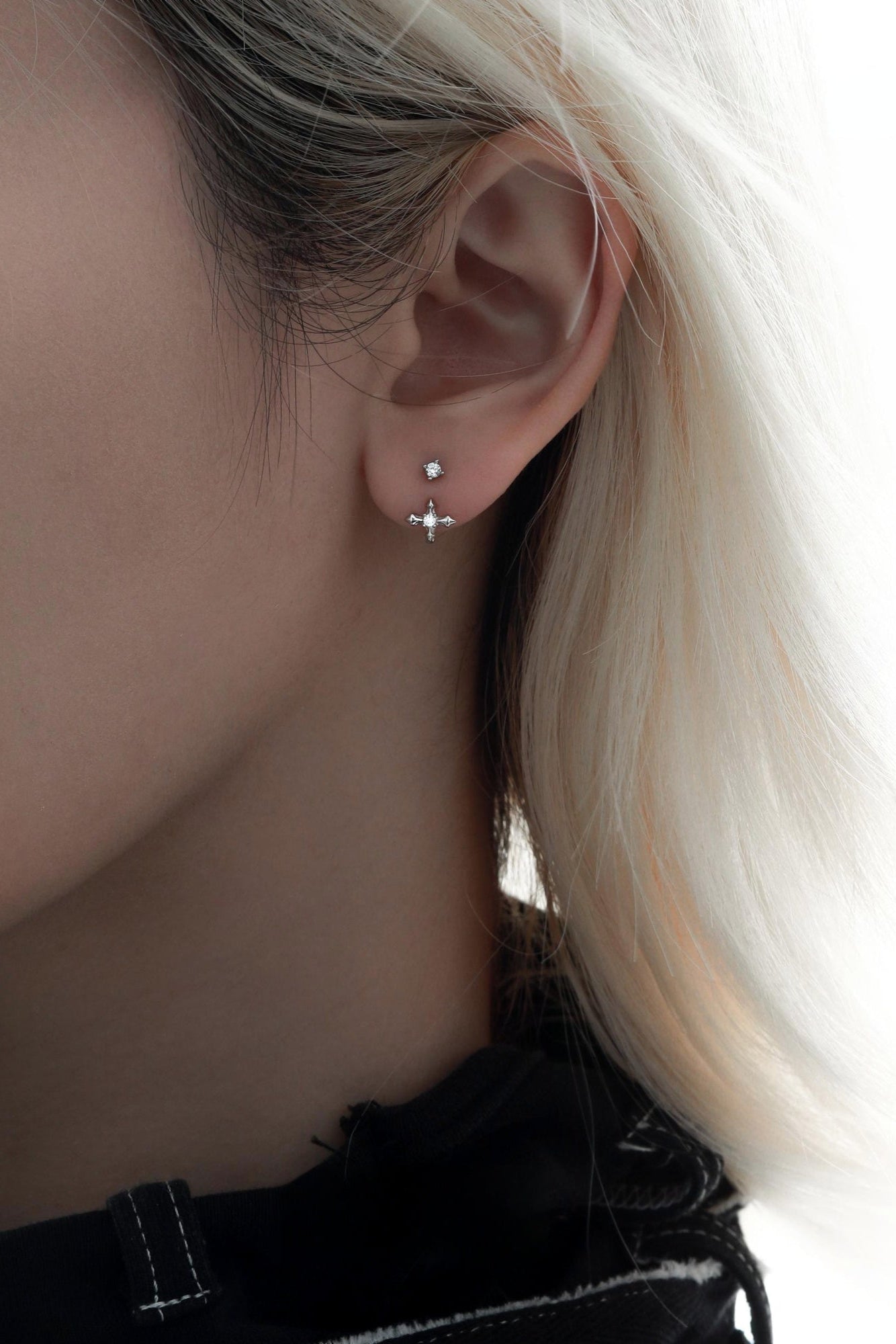 S925スタードリームマルチピアス　B3739