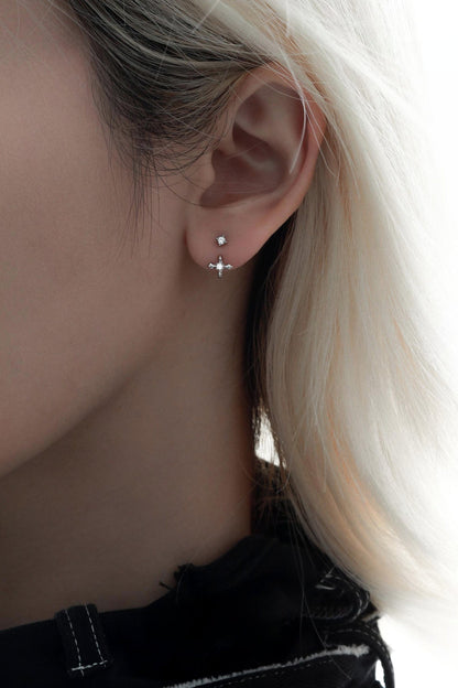 S925スタードリームマルチピアス　B3739