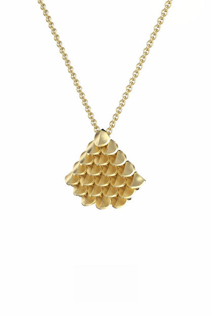 S925 Dragon Scale Necklace B3844