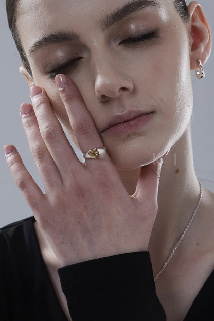 S925バーサタイルハートリング　B3955