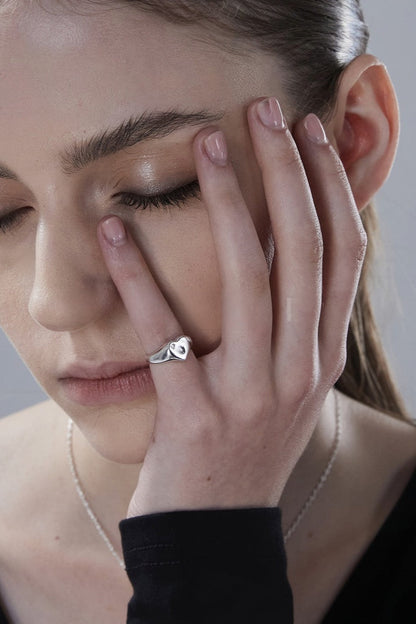 S925バーサタイルハートリング　B3955