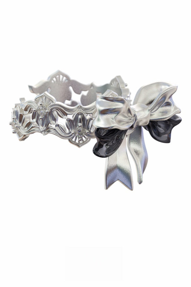 S925ボウヨーロピアンオープンリング　B4106