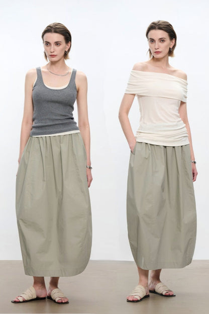 Premium Cotton Flower Bud Skirt B4176