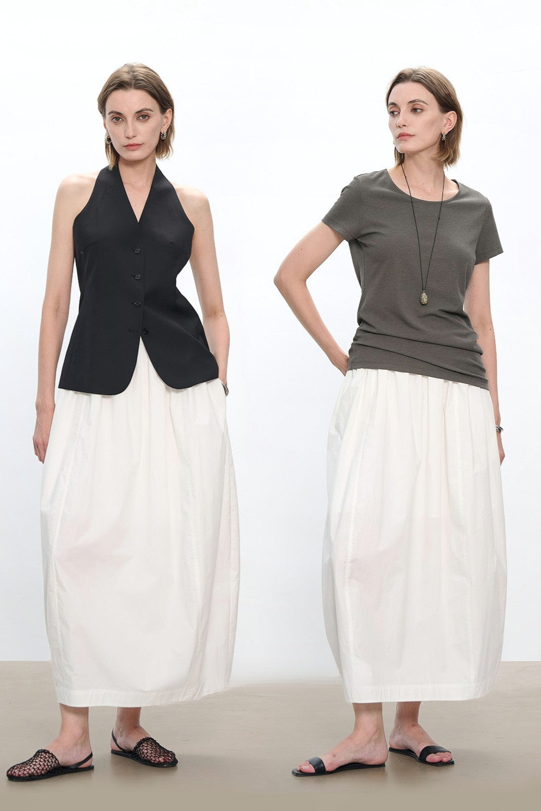 Premium Cotton Flower Bud Skirt B4176