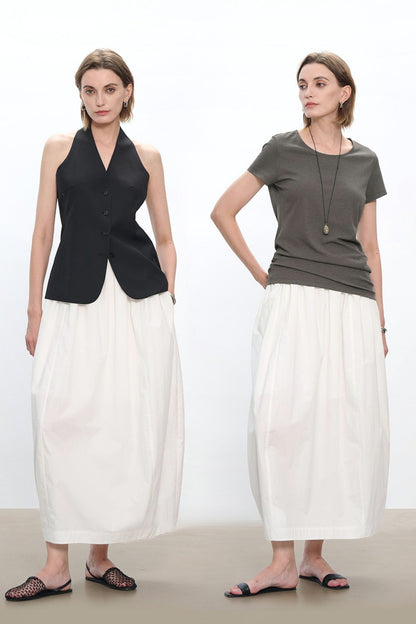 Premium Cotton Flower Bud Skirt B4176