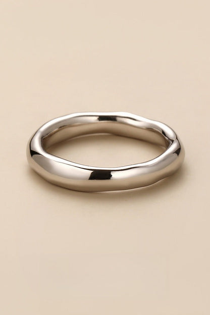 S925簡約不規則戒指B4183