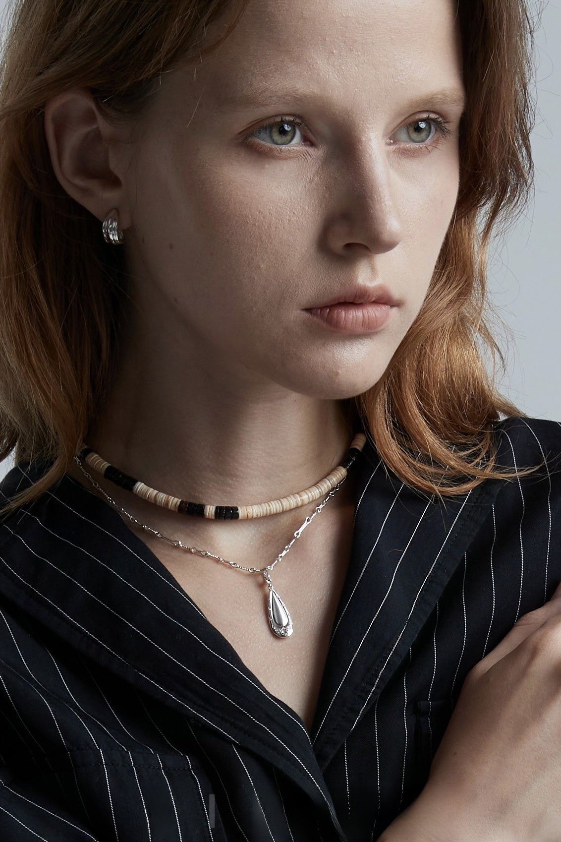 S925 百搭項鍊、吊墜和耳環 B4227