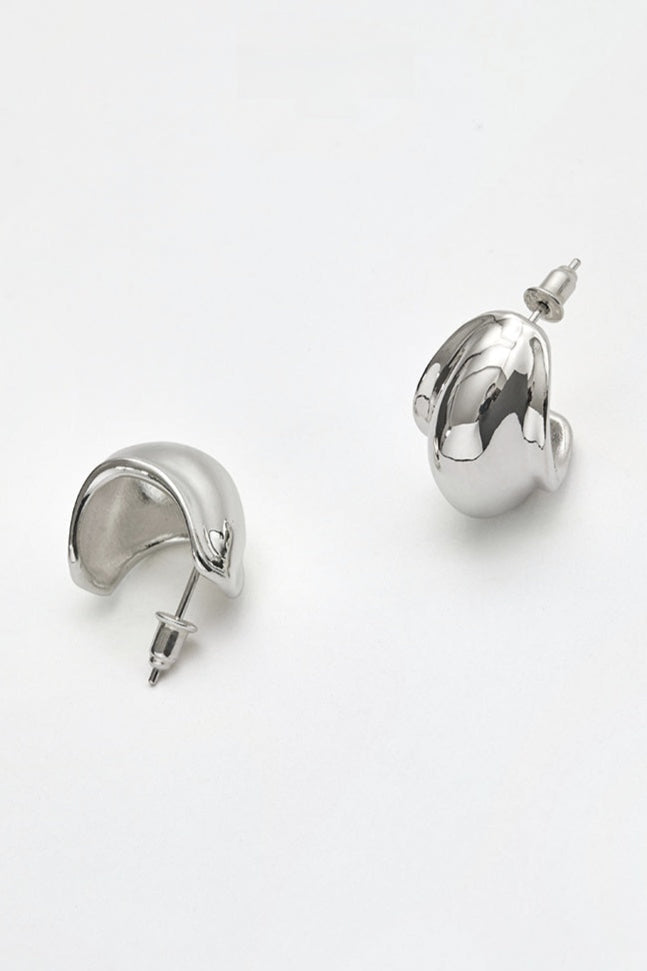 S925ヴィンテージプレーンスタッドピアス　B4245