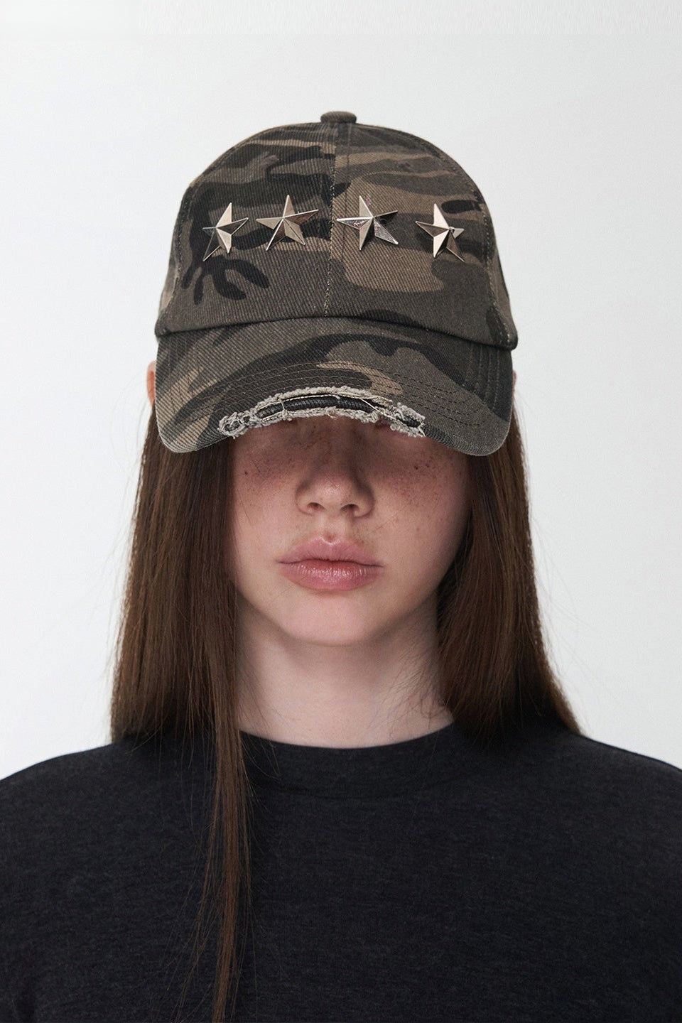 Rivet Camouflage Baseball Cap B4391