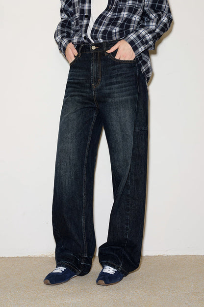 Washed Scimitar Blue Jeans B4400