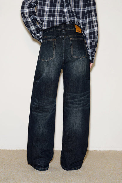 Washed Scimitar Blue Jeans B4400