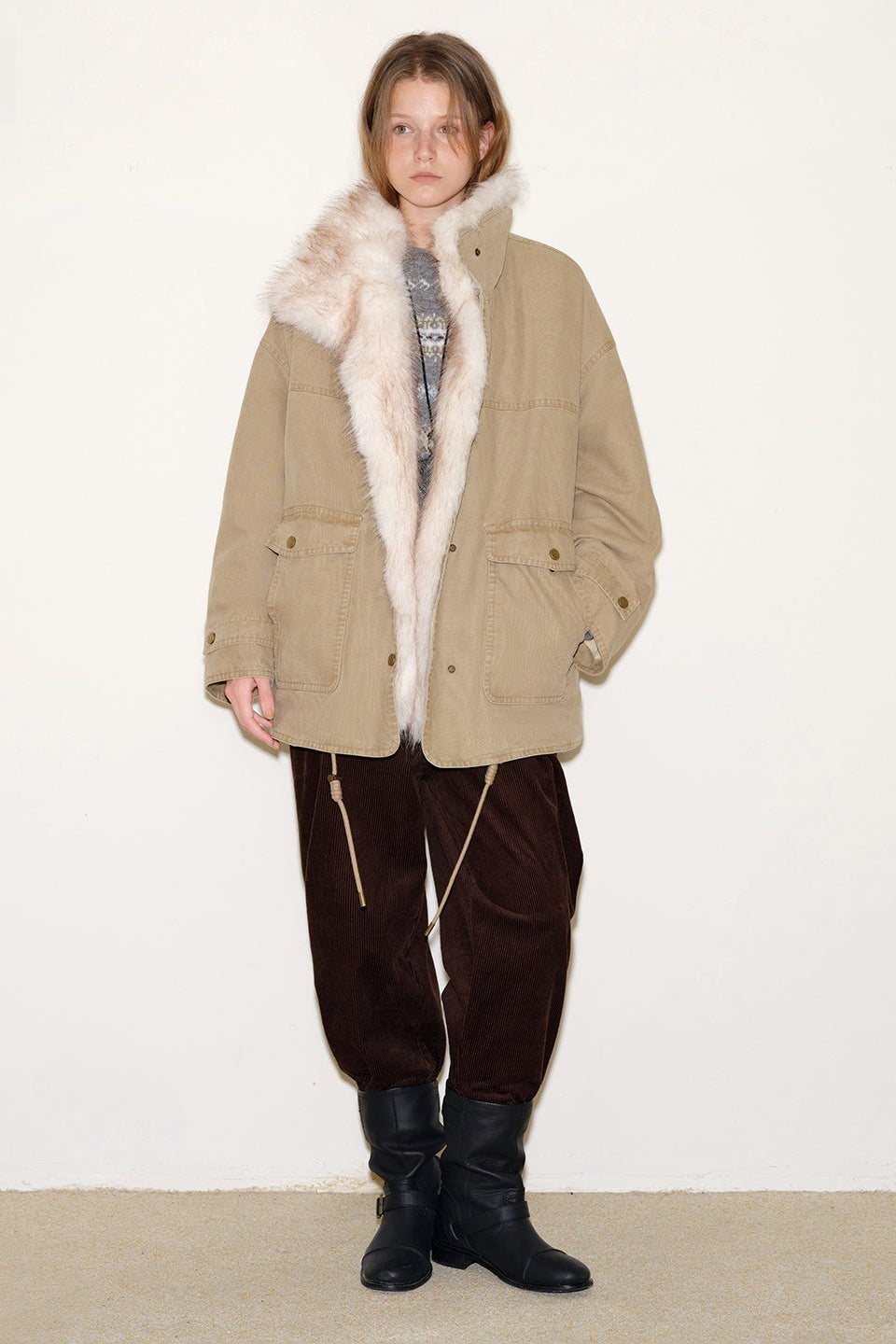 Adventure Washed Down Parka Jacket B4401