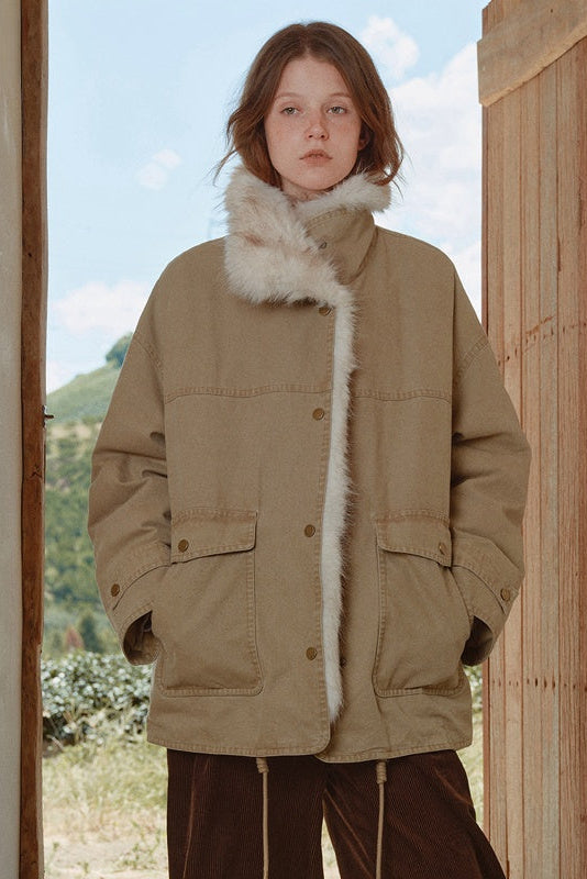 Adventure Washed Down Parka Jacket B4401