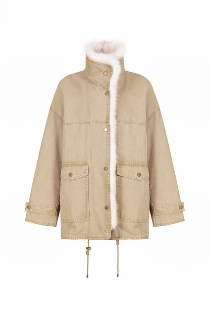 Adventure Washed Down Parka Jacket B4401