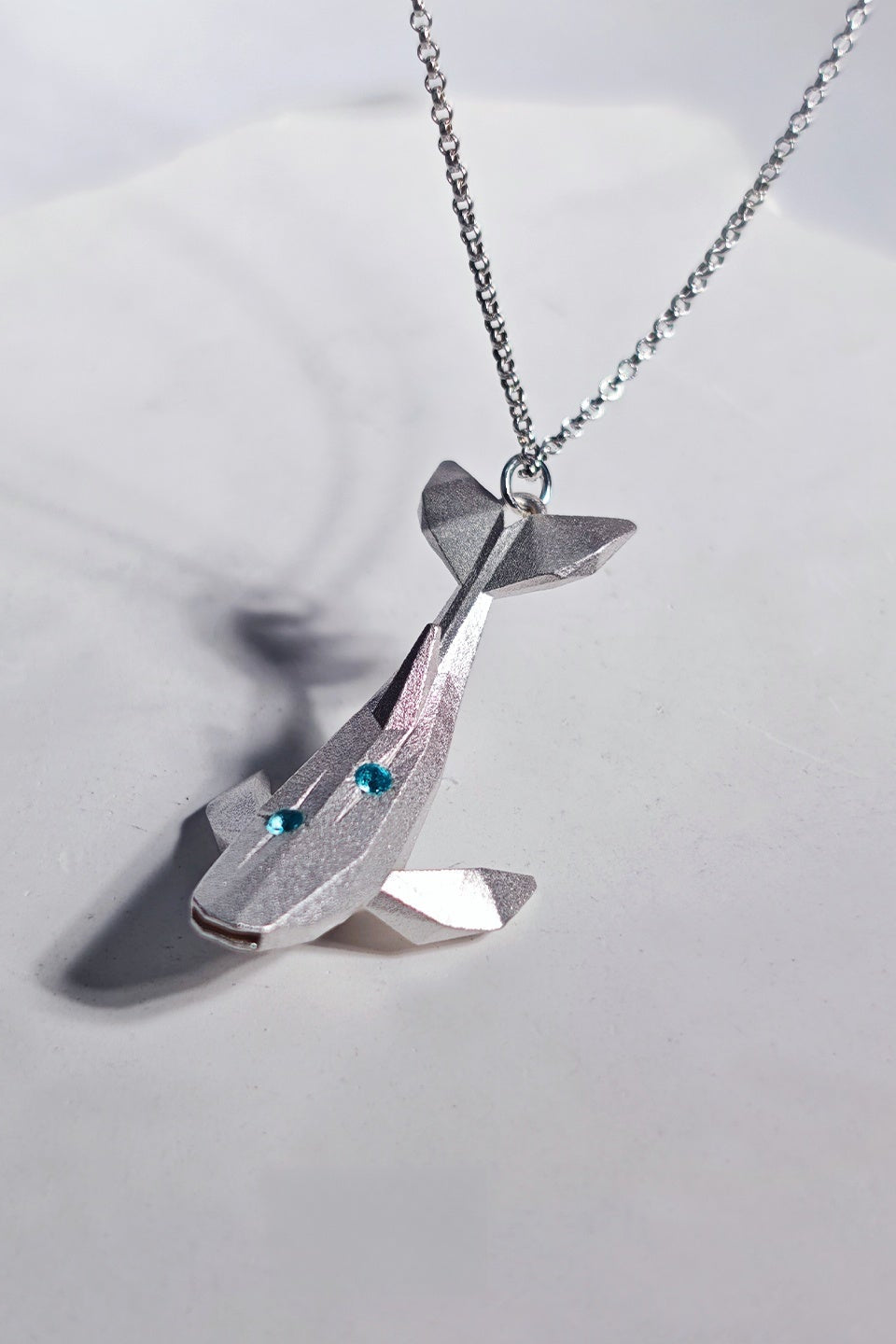 鯨魚哨子 S925 吊墜項鍊 B4472