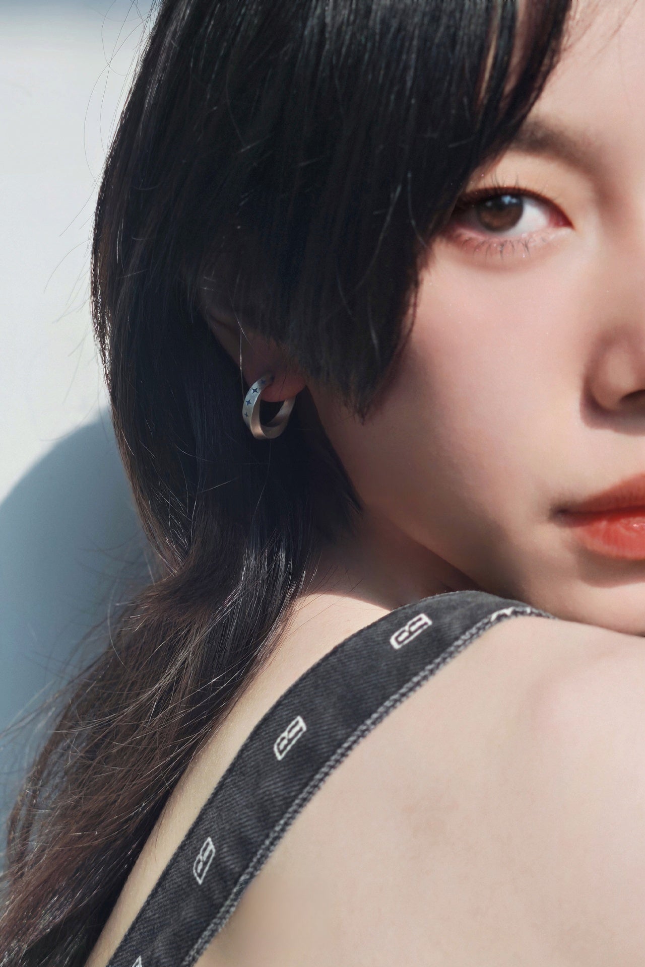 メビウススターS925シンプルピアス　B4479