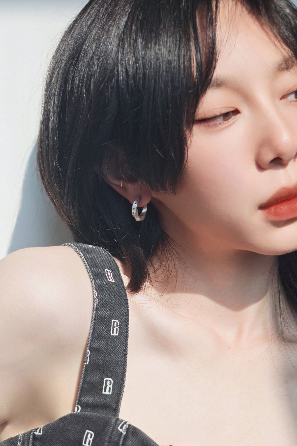 メビウススターS925シンプルピアス　B4479