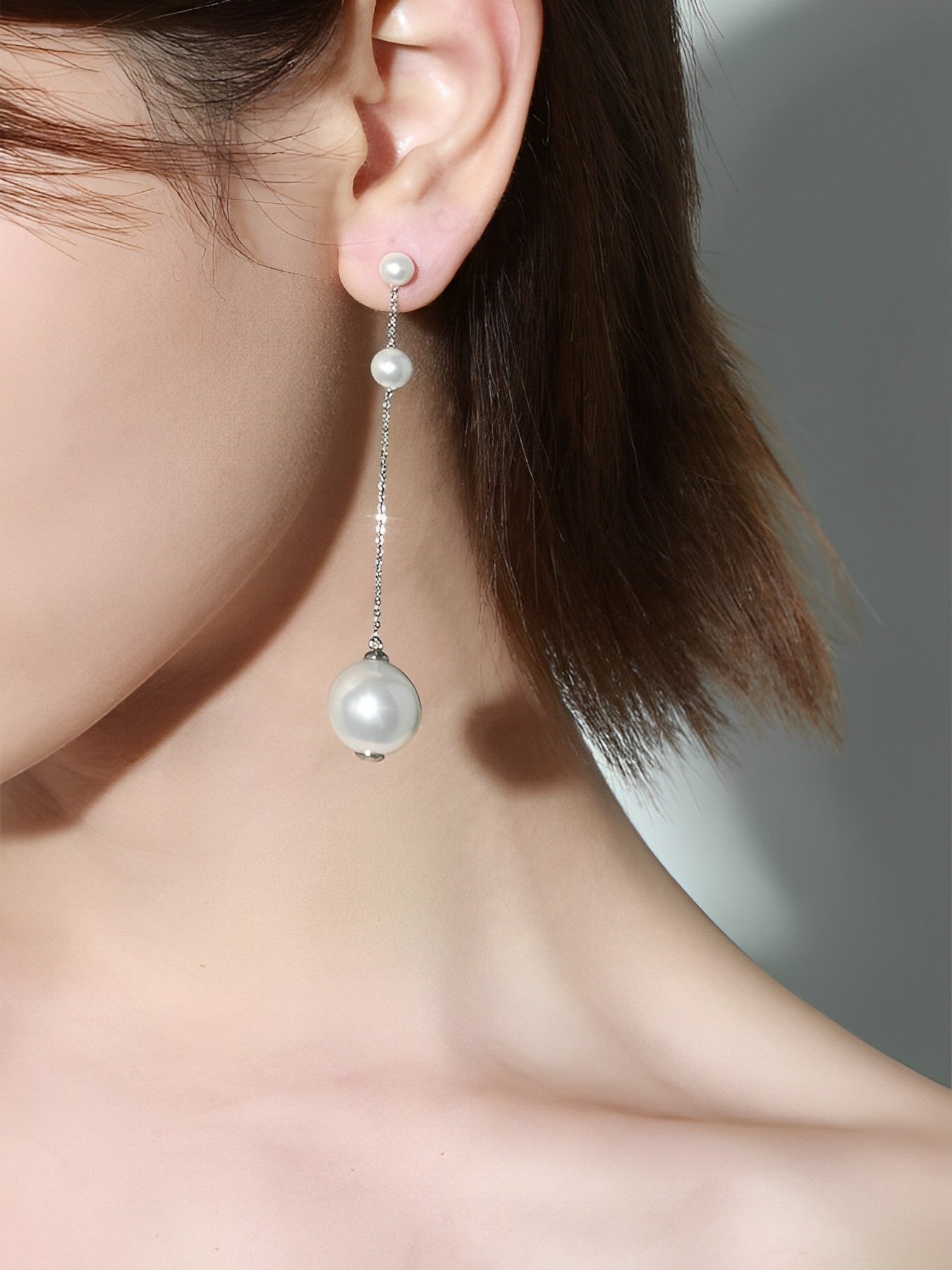 Pearl 2WAY Earrings B1469