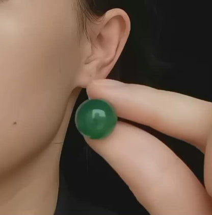 Greenstone Ear Clip B1048