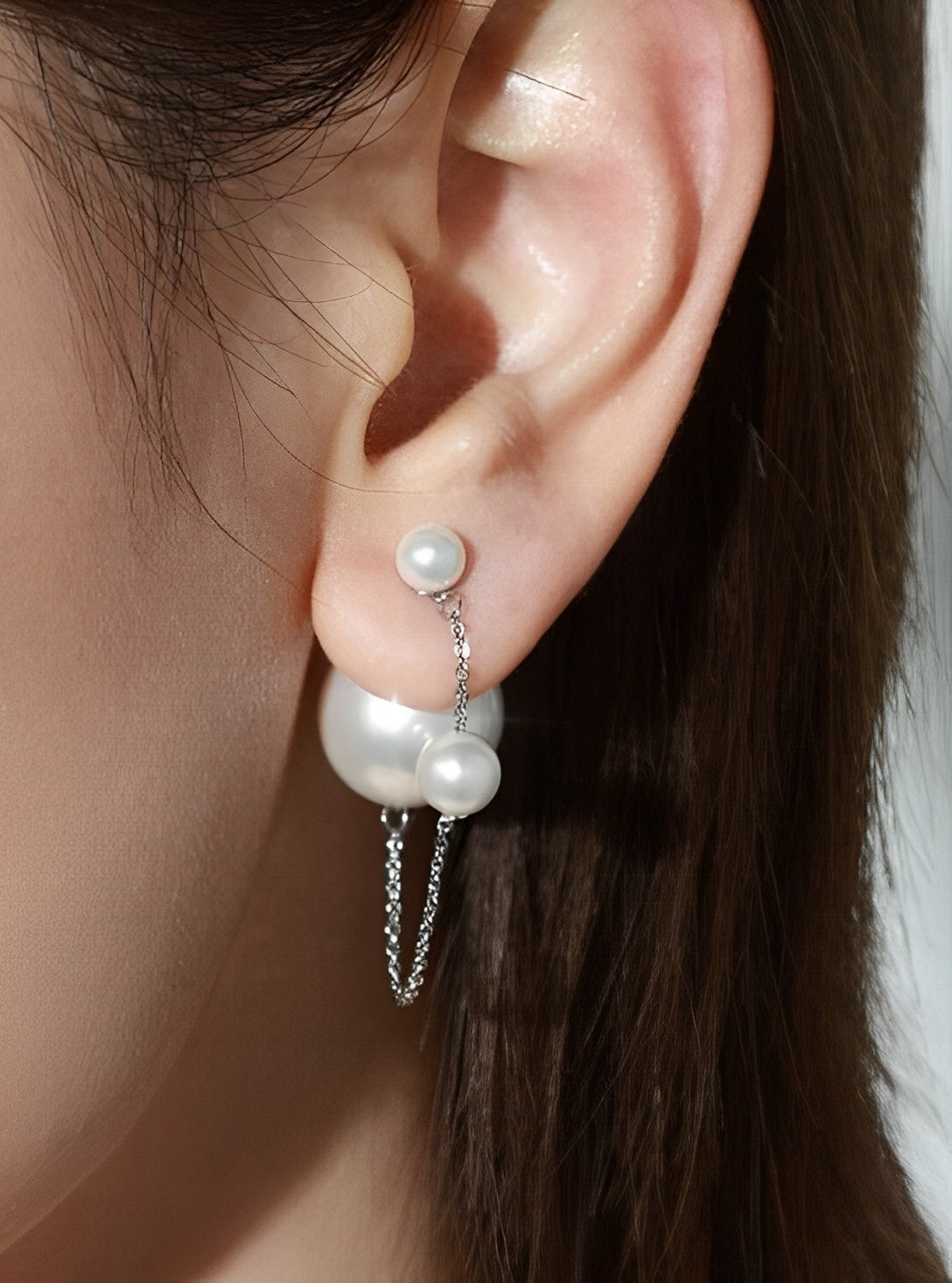 Pearl 2WAY Earrings B1469